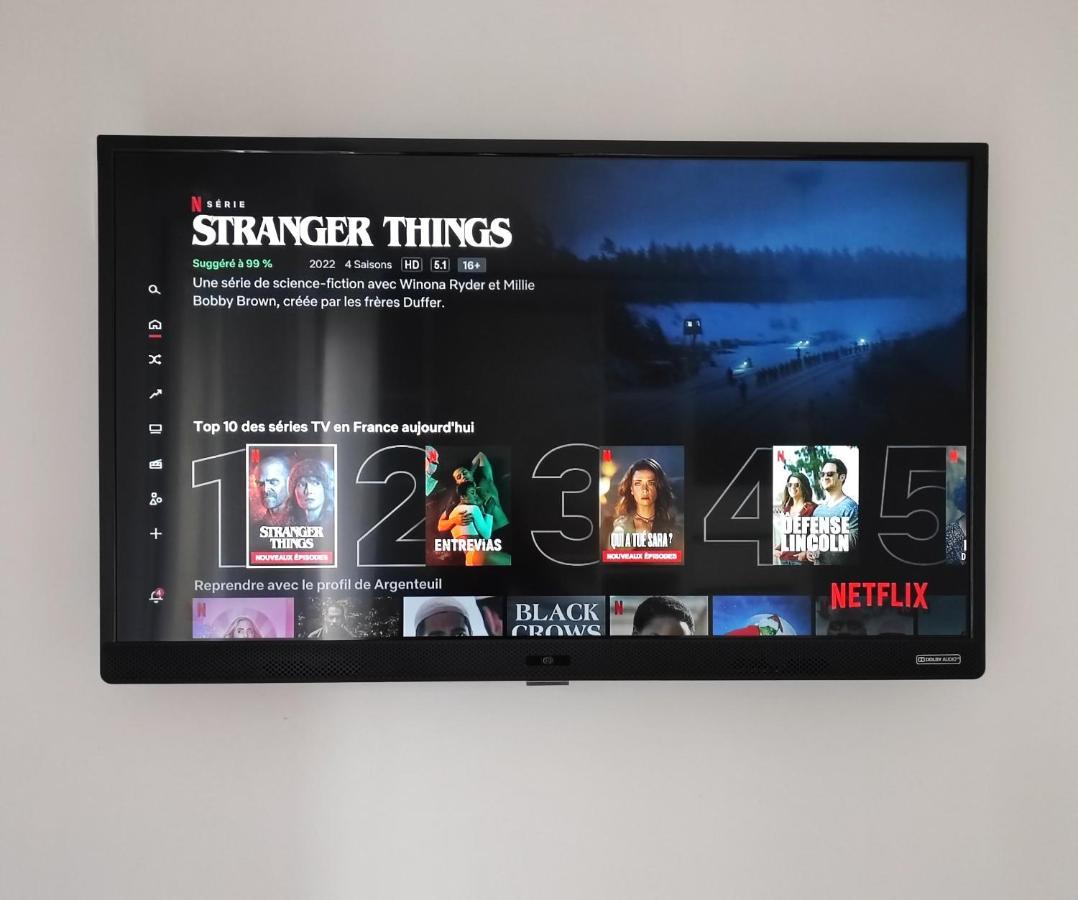 Appartement Chic et moderne+Wifi+Netflix à Argenteuil Extérieur photo
